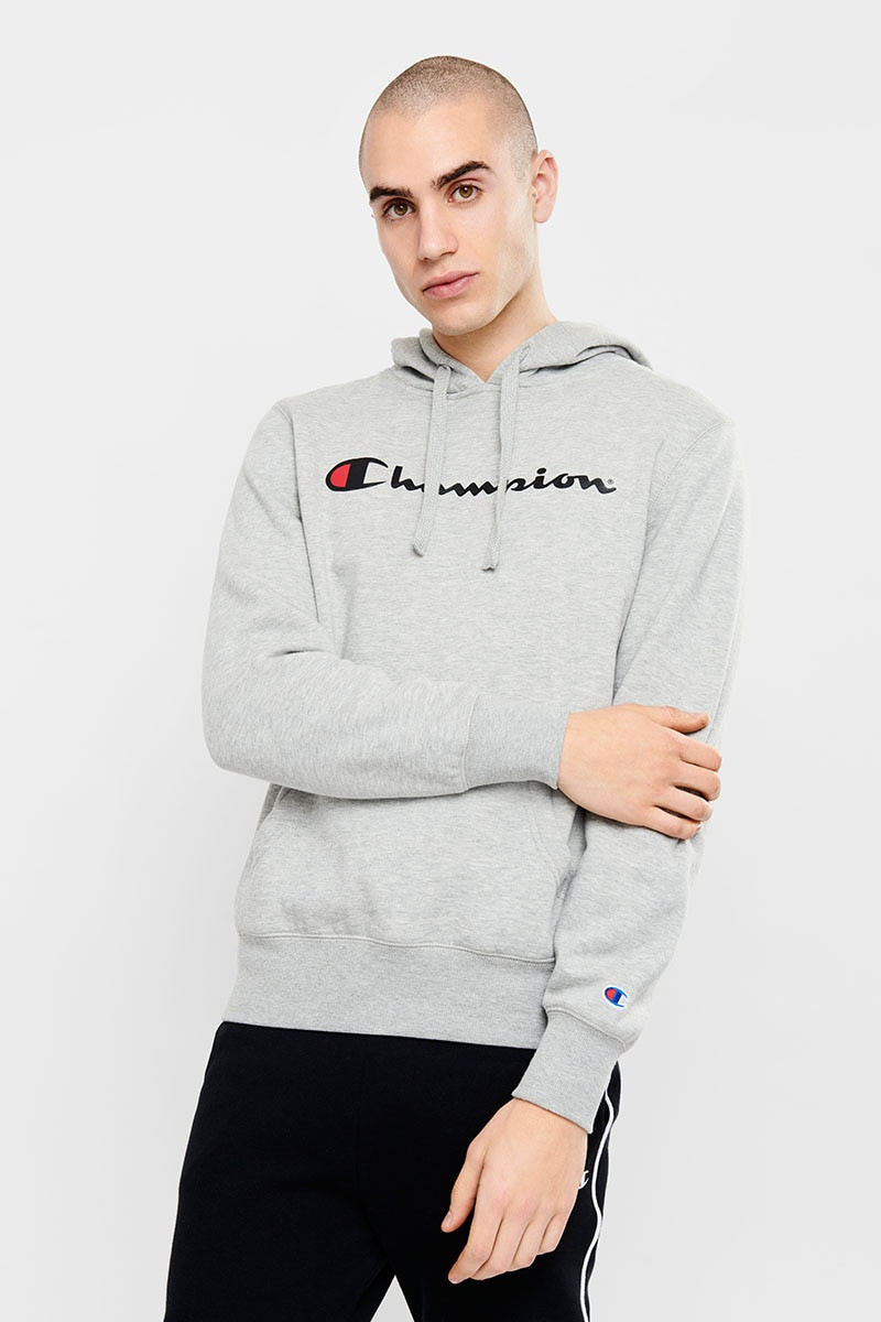 champion oxford heather hoodie