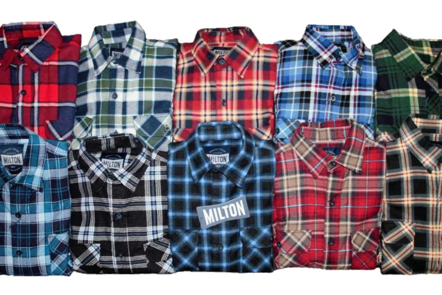 Milton Men's Flannelette Full Button up - Assorted Colours - Kimberley ...