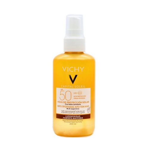 Vichy idéal soleil agua de proteCCión solar luminosidad SPF 50+ 200 mL