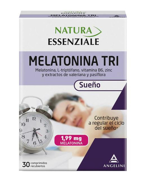 Natura essenziale melatonina tri 1,99 mg 30 comprimidos