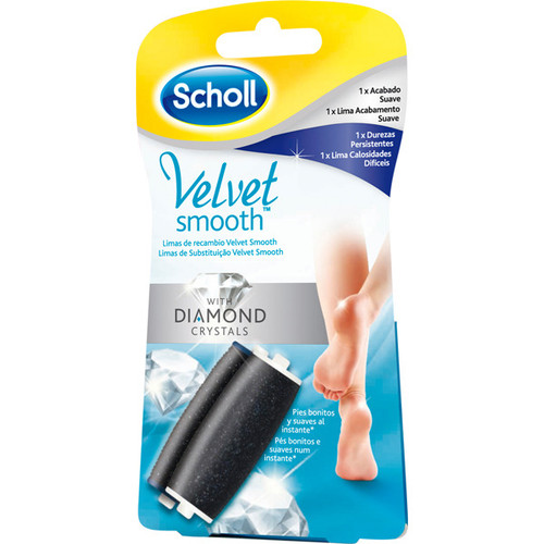 Dr scholl velvet smooth recambio acabado suave + durezas persistentes