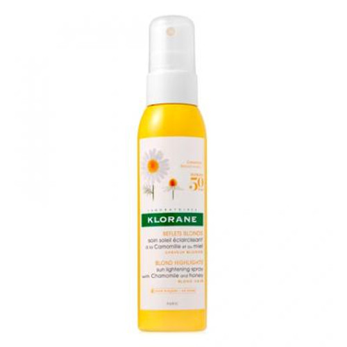 Klorane cuidado solar aclarante camomila miel spray 200 mL