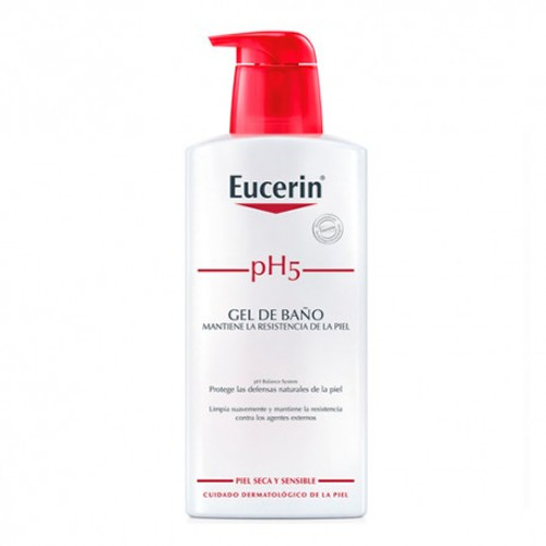 Eucerin piel sensible ph-5 gel de baño 400 mL