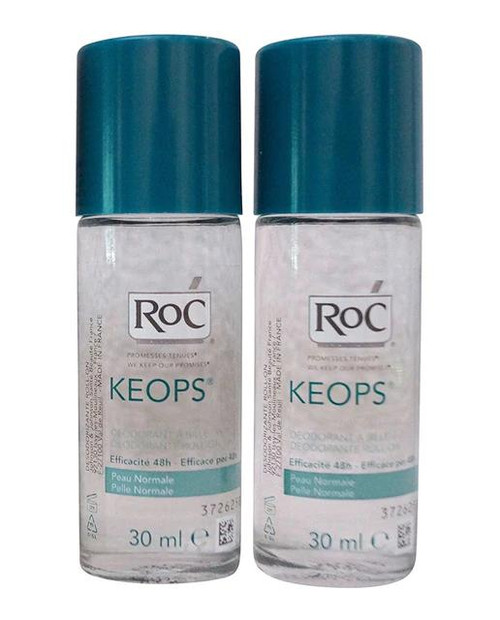Duplo desodorante keops roll-on roc