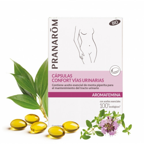 Pranarom aromafemina confort vías urinarias bio 30 cápsulas