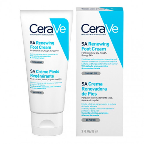 Cerave crema renovadora de pies 88 mL
