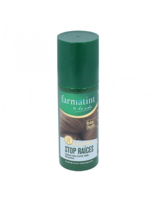 Farmatint stop raíces spray 75 mL rubio oscuro