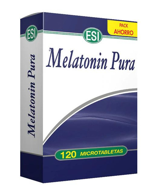 120 microtabletas para el insomnio melatonina pura esi