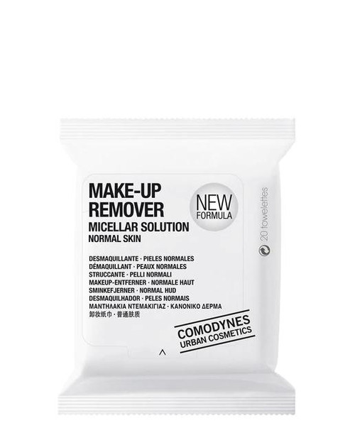 Toallitas make-up remover micellar solution piel normal comodynes