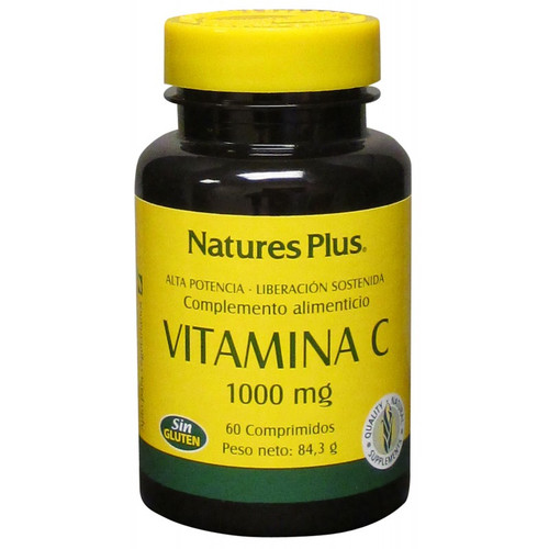 Natures plus vitamina c 1000 mg 60 cápsulas