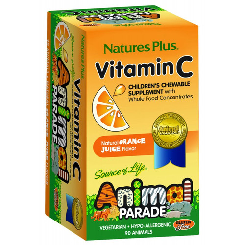 Natures plus animal parade vitamina c 90 comprimidos masticables