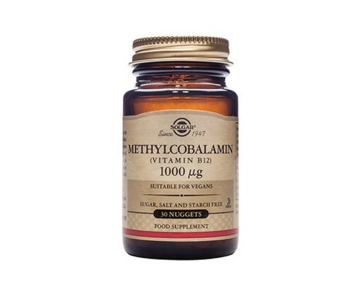Solgar vitamina b12 metilcobalamina 30 comprimidos