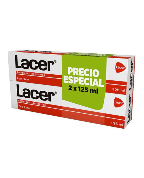 Duplo pasta dentífrica lacer 125 mL lacer