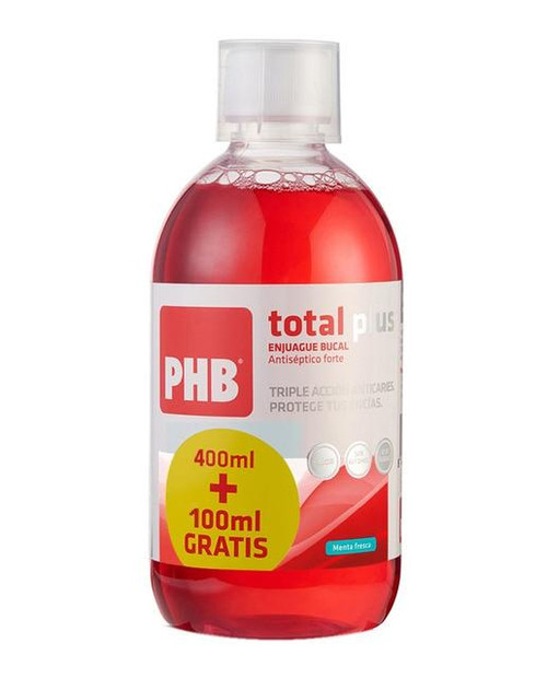 Enjuague bucal total plus 400 + 100 mL PHB