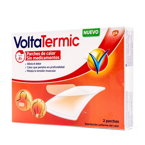 Voltatermic 2 parches de calor formato rectangular