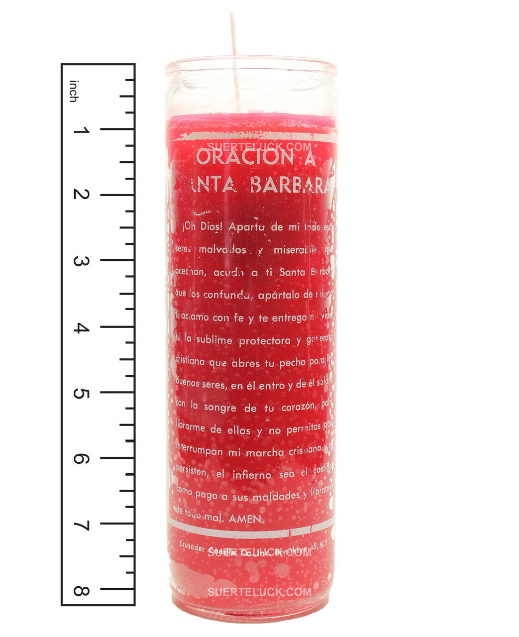 Santa Señorita Laura Prayer Candle