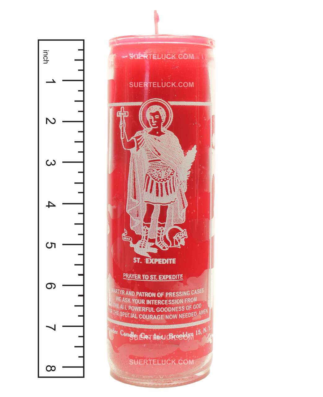Saint Expeditus Spiritual Candle Vela Espiritual San Expedito