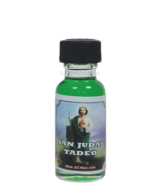 Spiritual Oil Saint Jude
1/2 ounce glass bottle
Green spiritual oil