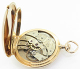 Tiffany & Co 18K Gold High Grade Mens 47.7mm Pocket Watch Ed Koehn Switzerland