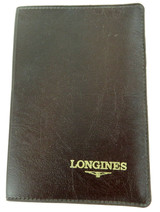OBSOLETE VINTAGE 1986 LONGINES MENS WATCH WARRANTY, CARD, BOOKLET, WALLET.