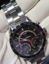 Tag Heuer Carrera Cal S Lap Time Retrograde Chronograph Steel Watch CV7A10