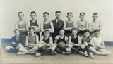 RARE 1920 DANVILLE HIGH SCHOOL, KENTUCKY,  BASKETBALL TEAM OFFICIAL PHOTO.