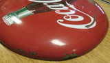 Vintage Large Coca Cola 48" Inch (122cm) Coke Bottle Button Porcelian Sign 