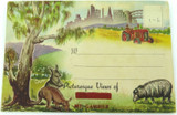 c1940s / 1950s COLOUR FOLDOUT UNUSED “VIEWS OF MT GAMBIER"