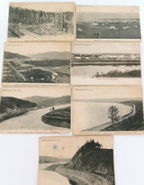 7 EARLY 1900s RUSSIAN SCENIC POSTCARDS DEPICTING RAILWAY ALL THE SAME MAKER