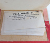 WELLINGTON, NEW ZEALAND VINTAGE FOLDOUT POSTCARD