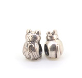 Selection of Sterling Silver Cute Animal Charms Dog Monkey Cat Bunny 11.7g