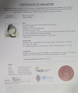 1.00ct Diamond 10k White & Yellow Gold Cluster Dress Ring Size O Val $4270