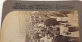 FINLAND 1897, VIBORG MARKET PLACE, UNDERWOOD STEREOVIEW CARD.