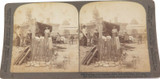 USA 1906, SAN FRANCISCO HOMELESS SHELTERS, 8198 UNDERWOOD STEREOVIEW CARD.