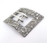 Antique S. Kirk & Son Co.1896-1924 Sterling Silver Repoussé Style Buckle 48.9g