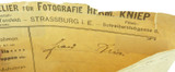 1921 KEHL, GERMANY REGISTERED MAIL COVER. GERMANY TO CHICAGO, USA.