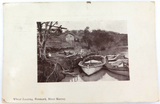 1910 REAL PHOTO POSTCARD. WHEAT LOADING, RENMARK, MURRAY RIVER.