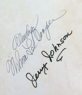 AUTOGRAPHED GRAND OLE OPRY BOOKLETS. “LITTLE" JIMMY DICKENS & WILMA LEE COOPER.