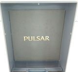 1988 PULSAR ANALOGUE "T-B26 A” MENS HARD SHELL DISPLAY BOX + GUARANTEE.