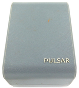 1988 PULSAR ANALOGUE "T-B26 A” MENS HARD SHELL DISPLAY BOX + GUARANTEE.