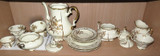 RARE VINTAGE GERMAN KRUGER GEIERSTHAL PORCELAIN 18 PIECE SALESMAN DISPLAY SET.