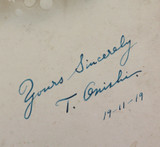 SUPER RARE 1919 JAPANESE ADMIRAL TAKIJIRO ONISHI SIGNED LARGE PHOTO + PROVENANCE