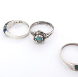 Beautiful Selection Turquoise Malachite Azurite Sterling Silver Jewellery 18.5g