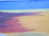 Rare Large C 2000 Hermes 'Smiles in Third Millenary' Chiffon Scarf