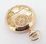 C.1899 Waltham 14K Multicolour Gold 11 Jewel 6s Pocket Watch