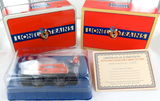 LIONEL 1900 - 2000 by SCHYLLING WIND UP HANDCAR, MINT + TIN + COA + OUTER BOX.