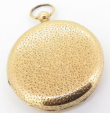 Antique 1853 Patek Philippe 18k Yellow Gold Vermicelle Pocket Watch & Extract