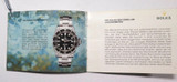 Vintage 1981 Rolex Submariner German Booklet 16808 16800 5513 1665 16660