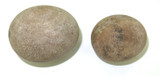 4 ARCHAIC PALEO NATIVE AMERICAN INDIAN EGG SHAPED BOLO STONES.