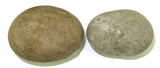 4 ARCHAIC PALEO NATIVE AMERICAN INDIAN EGG SHAPED BOLO STONES.